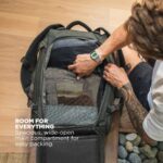 NOMATIC 40L Travel Bag Convertible Duffel Backpack Carry-On TSA Laptop Bag Olive - Image 3